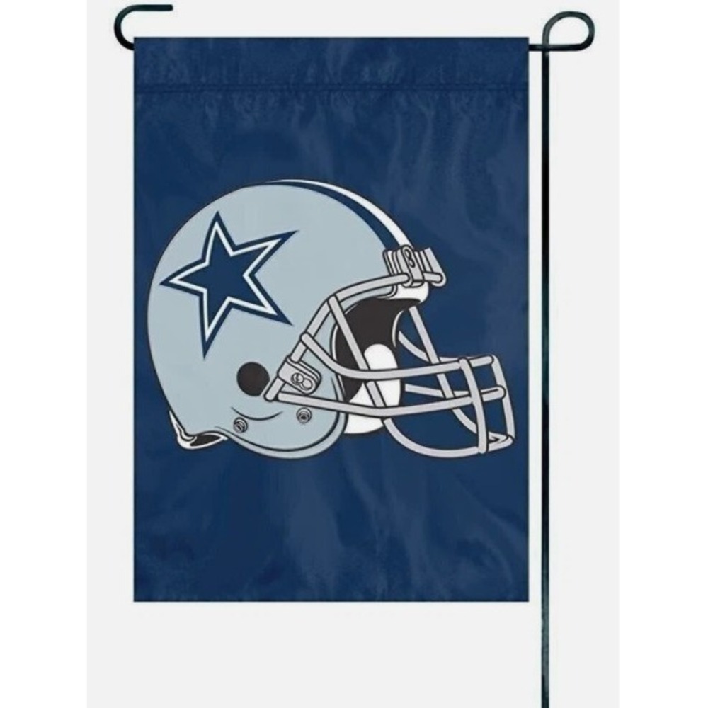 NFL Dallas Cowboys Garden Flag Applique Embroidered Weather Resistant Nylon